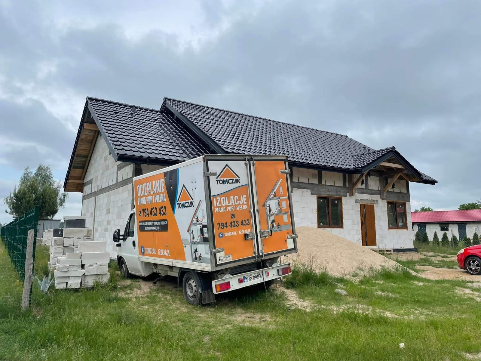 Piana PUR Ostrołęka izolacja poddasza dom jednorodzinny mazowieckie